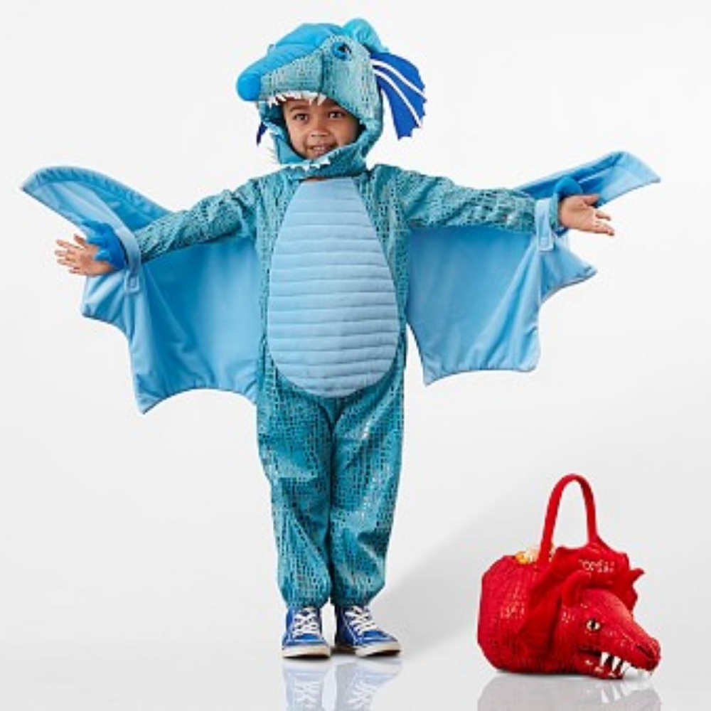 Pottery Barn Kids Blue Dragon Costume